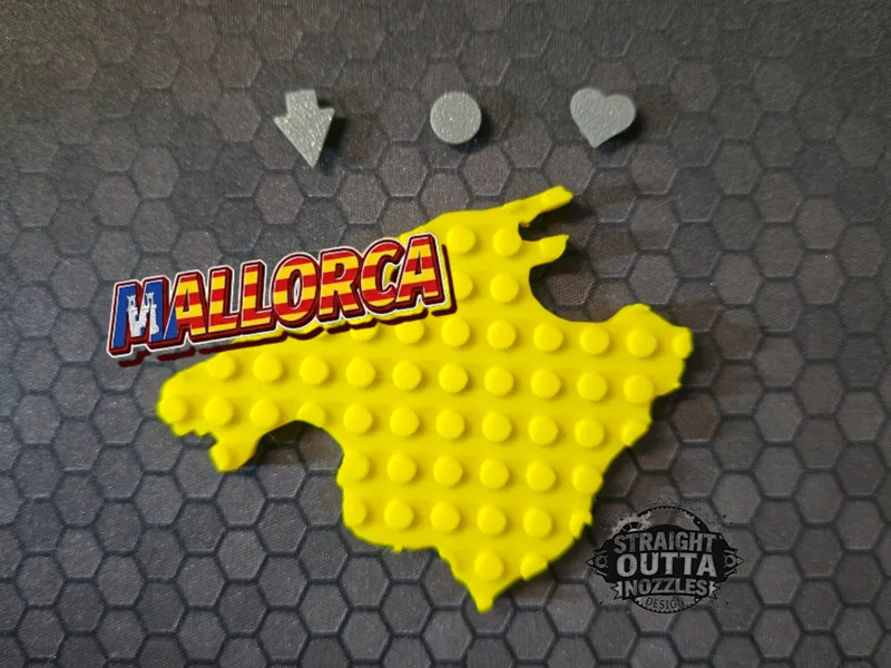 L-E-G-O inspirierte Karte "MALLORCA"