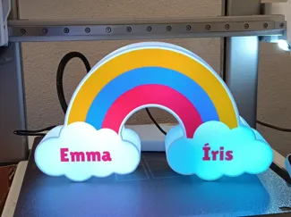luminaria arco iris 