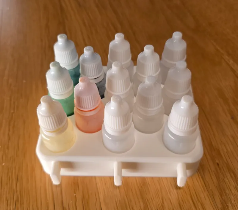 13 x 10ml Misch Flaschen Halter für Skadis Ikea