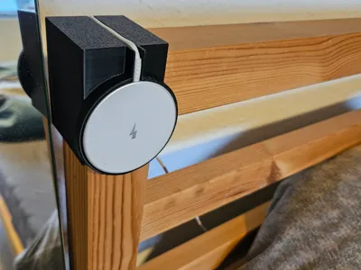 Magsafe phone holder for TARVA IKEA bed