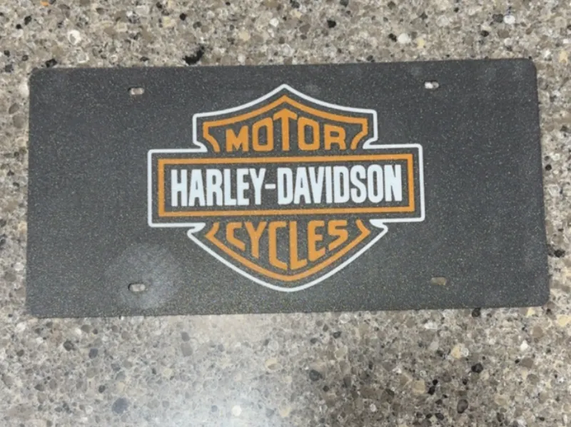 Harley Davidson License Plate Cover