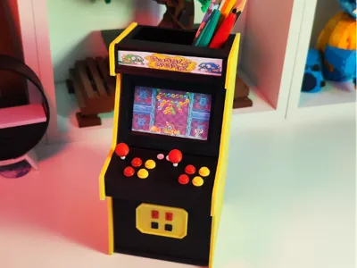 Arcade Console Pen Holder for Desk NO AMS
