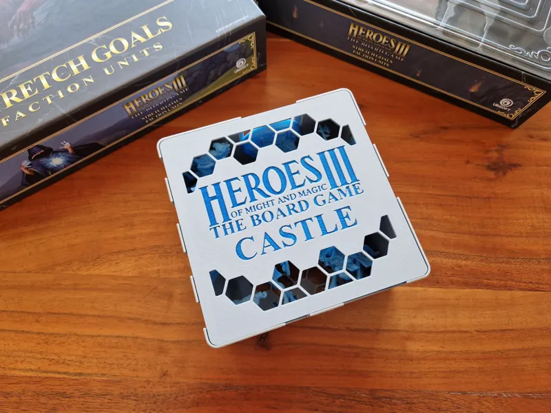 Castle miniatures insert for Heroes 3 Board Game