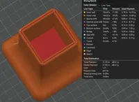 0.2mm layer, 2 walls, 15% infill