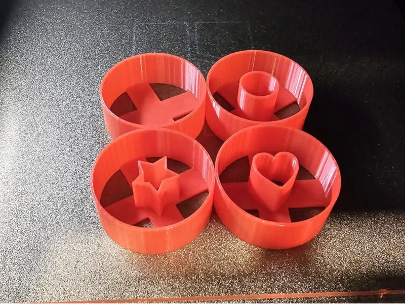 Cookie Cutter for Linzer with Centered Cut-Out 