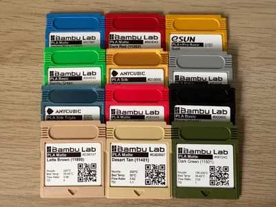 Gameboy Cartridge Filament Sample