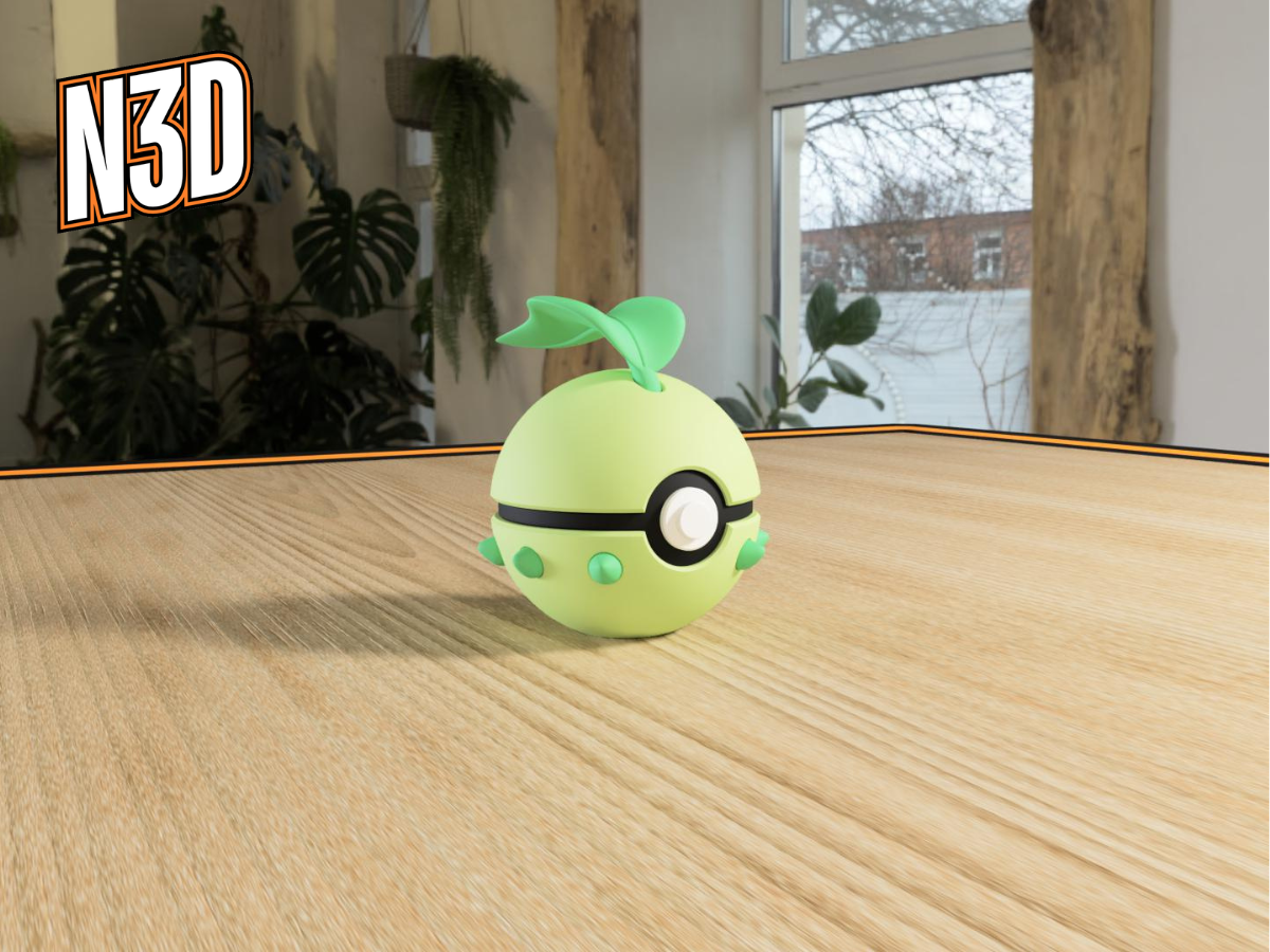 0152 - Chikorita - Free 3D Print Model - MakerWorld 0152 - Chikorita - Free 3D Print Model - MakerWorld