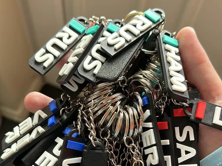 F1 Driver keychains