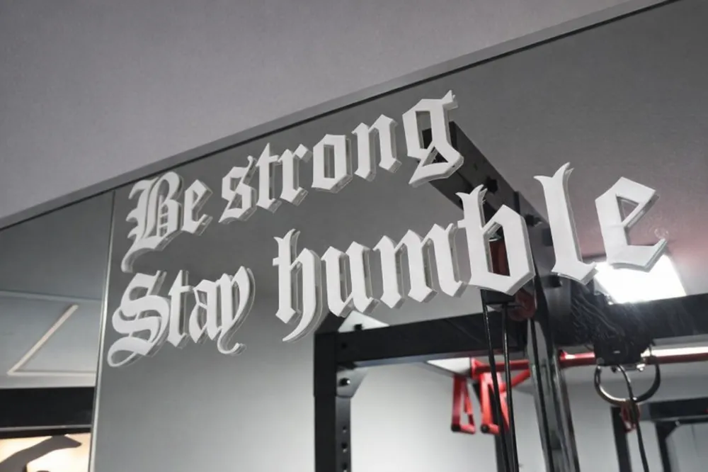 Motivational Wall Art – Be Strong, Stay Humble - Free 3D Print Model ...