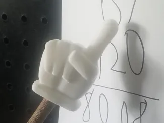 The Teacher's Pointer on a Stick