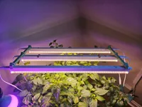 Triple support pour rampe LED horticole T5 Noma — photo 2