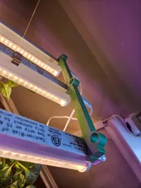 Triple support pour rampe LED horticole T5 Noma — photo 4