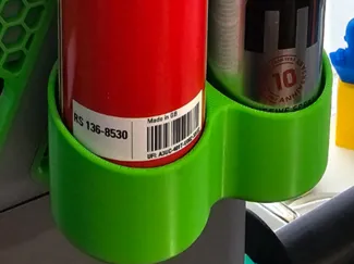 Spraycan holder for AMS riser V2