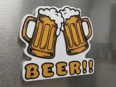 Refrigerator Magnet - BEER!!