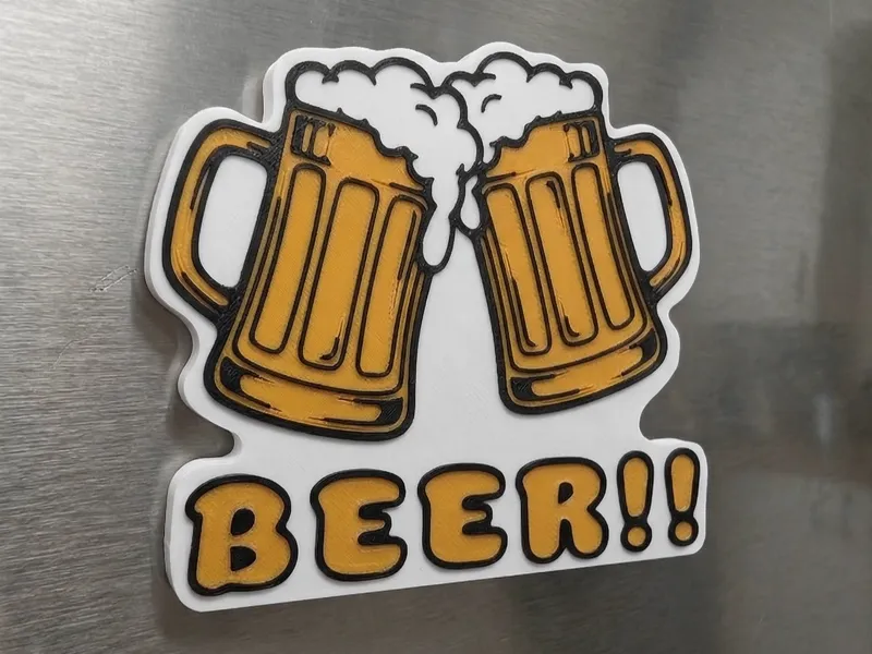 Refrigerator Magnet - BEER!!