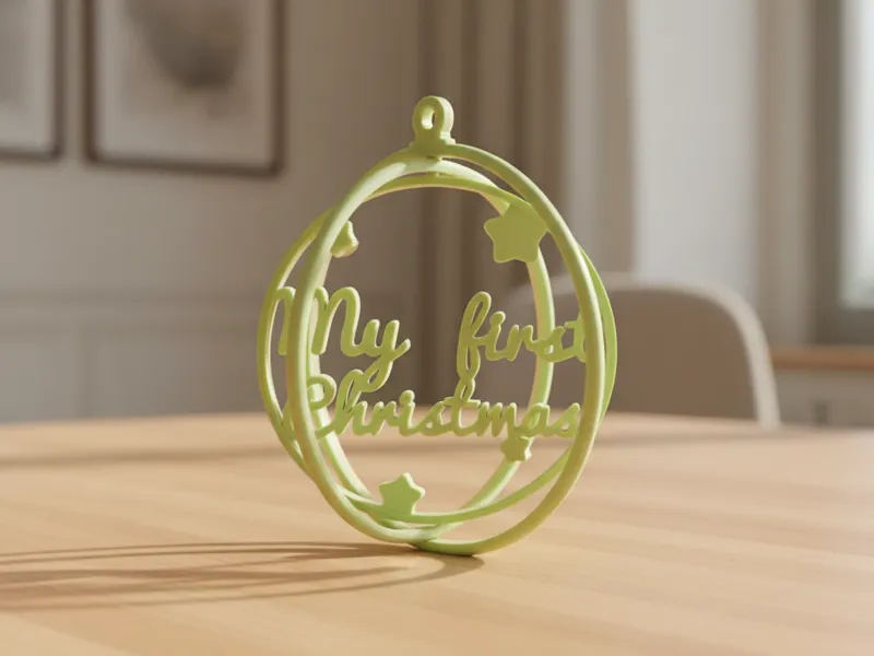 "My first Christmas" Christmas tree ornament