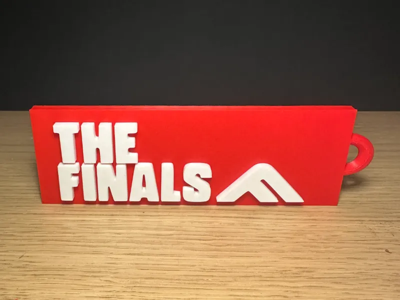 finals logo keychain