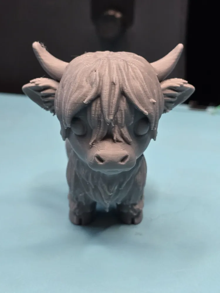 Baby Highland Cow - Free 3D Print Model - MakerWorld