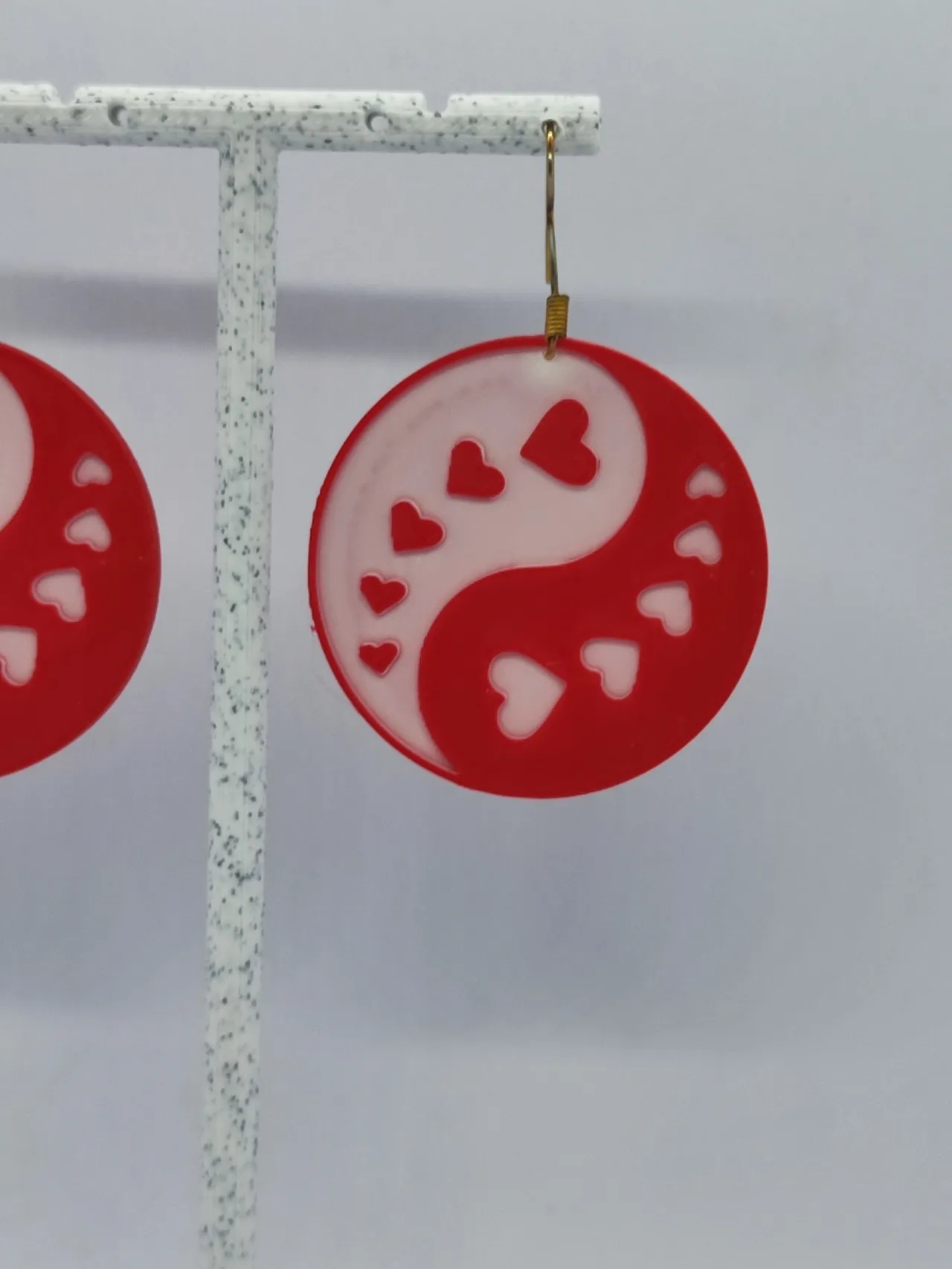 Aretes Corazones en Equilibrio view 4
