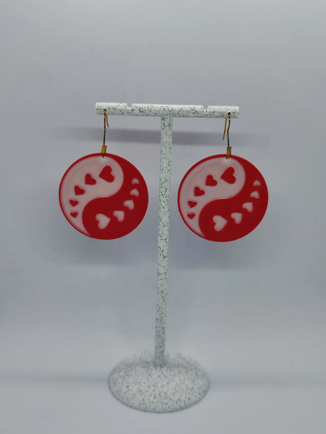 Aretes Corazones en Equilibrio view 2