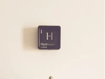 Hydrogen Block Wall Art