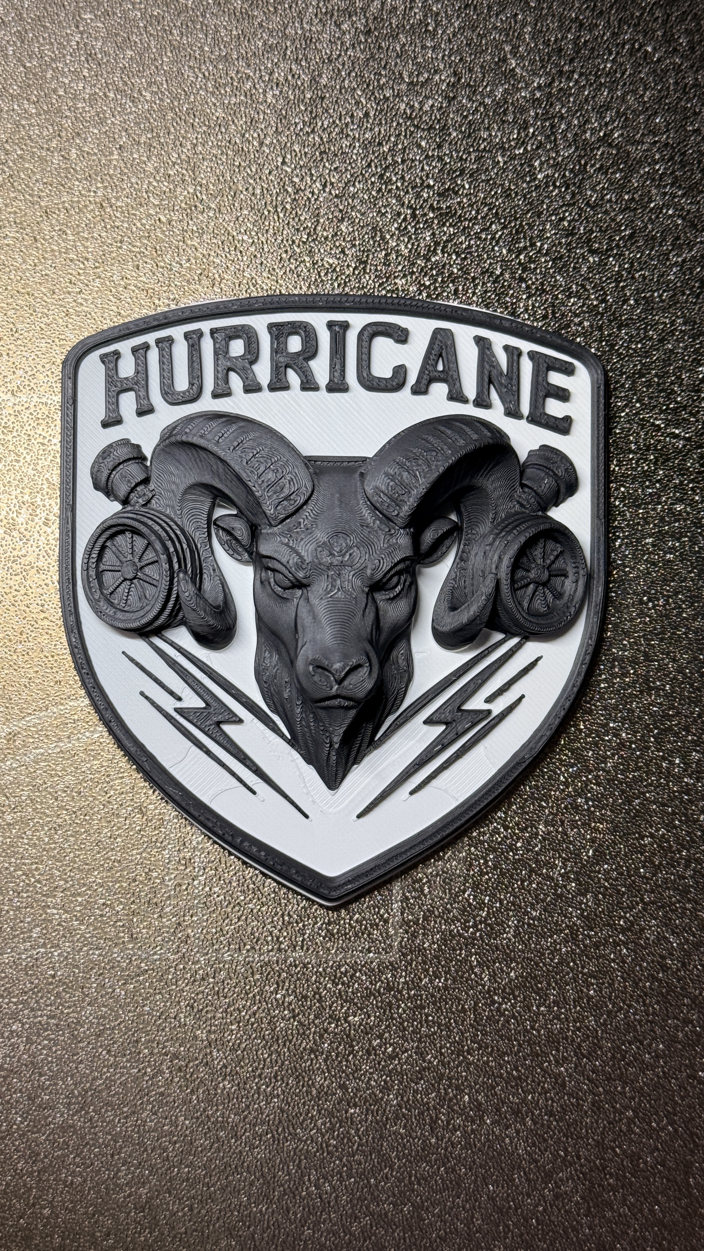 Miniatura 2 do modelo 3D Ram Logo Hurricane