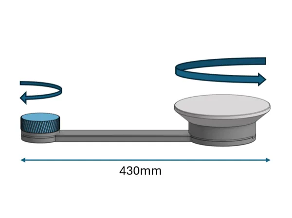 Plateau rotatif manuel pour photo