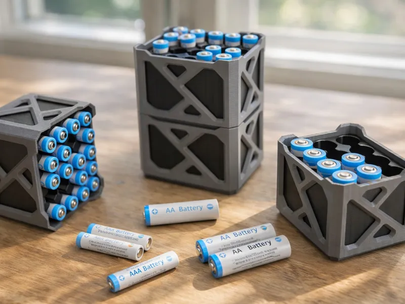 AA/AAA Industrial Modular Battery Organizer-No AMS