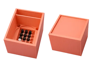 Pink Gellac Nail Polish Organizer Box