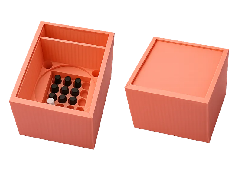 Pink Gellac Nail Polish Organizer Box
