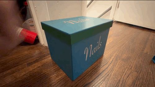Box With Hinged Lid (No Supports - No Screws)