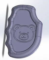 Cute Teddy Bear Bravery Stone