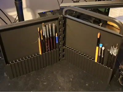 10mm marker and paint brush storage