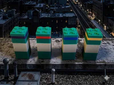 Ultra low polygon Ninja Turtles