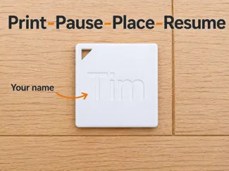 Quadratischer NFC Tag (Blank)