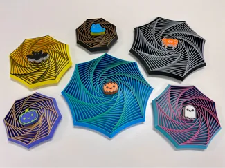 Expanded Sensory Fidget Web for Halloween