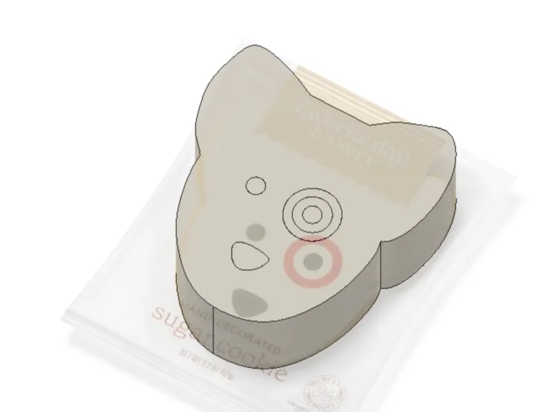 Inspired Target Dog Sugar Cookie