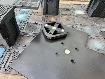 Escenografía en miniatura: Necromunda Column & Walkways — vista de referencia 4