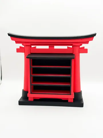 Escenografía en miniatura: Japanese Torii Mini Cabinet — vista de referencia 3