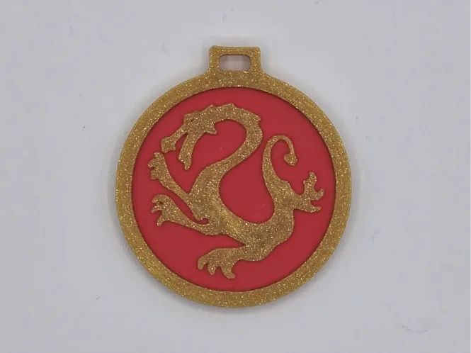 Medaglia Mulan drago cina