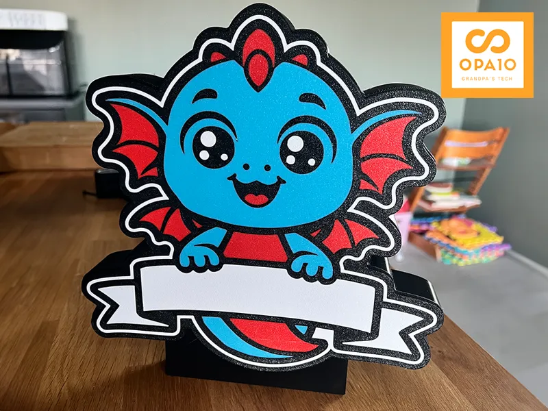 Baby Dragon Lightbox