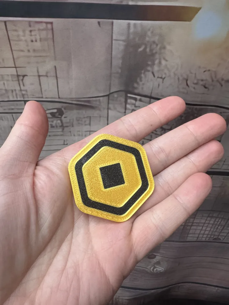 Roblox Robux Coin - Free 3D Print Model - MakerWorld
