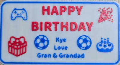 Grandkid Birthday Sign/Card