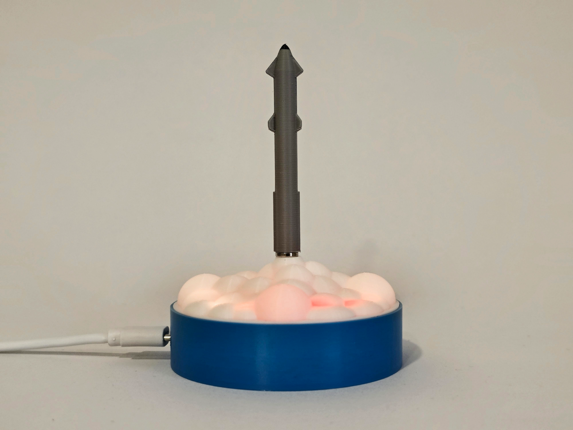 Cloudburst Rocket Lamp
