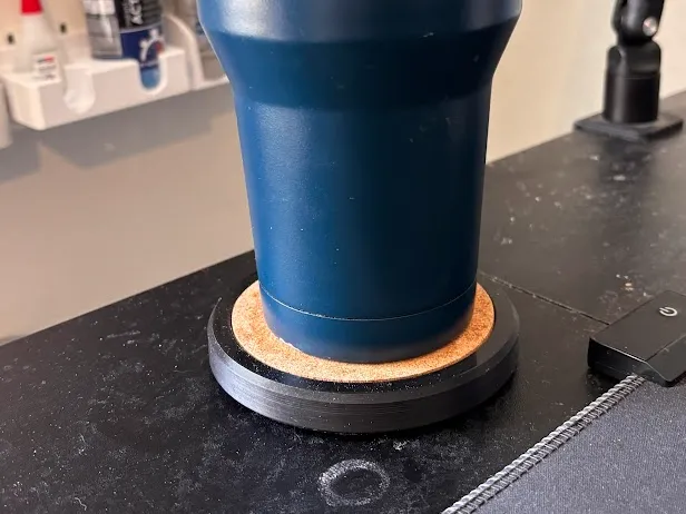 Coaster with Bottle Opener on bottom Incl. holder