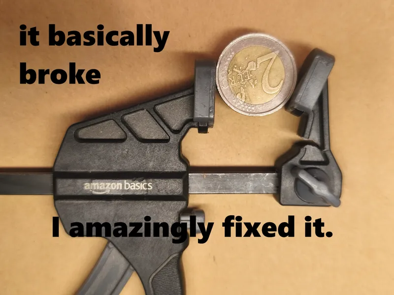 Jeff's Basics trigger clamp (smallest size)