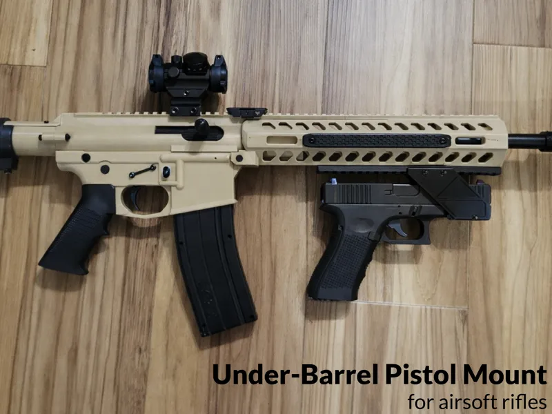 Under-Barrel Pistol Mount for airsoft