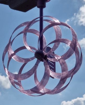 Toroidal Garden Spinner with Bearings - Mountable