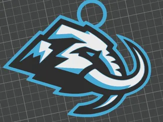Utah Mammoth Logo for Chain