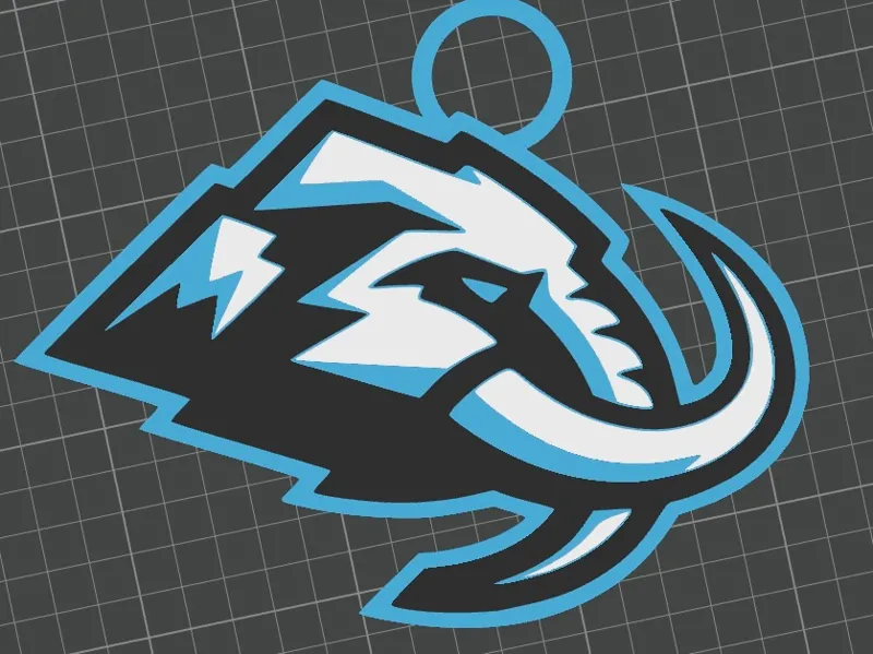 Utah Mammoth Logo for Chain